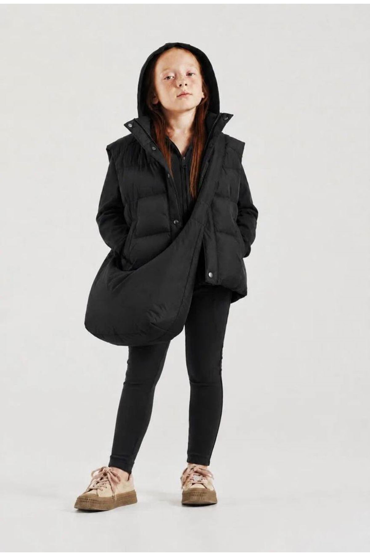 3-8 Yaş Puff Vest & Bag Set   