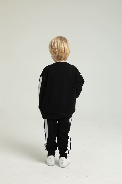 ŞERİT BASKI DETAYLI ERKEK ÇOCUK TAKIM