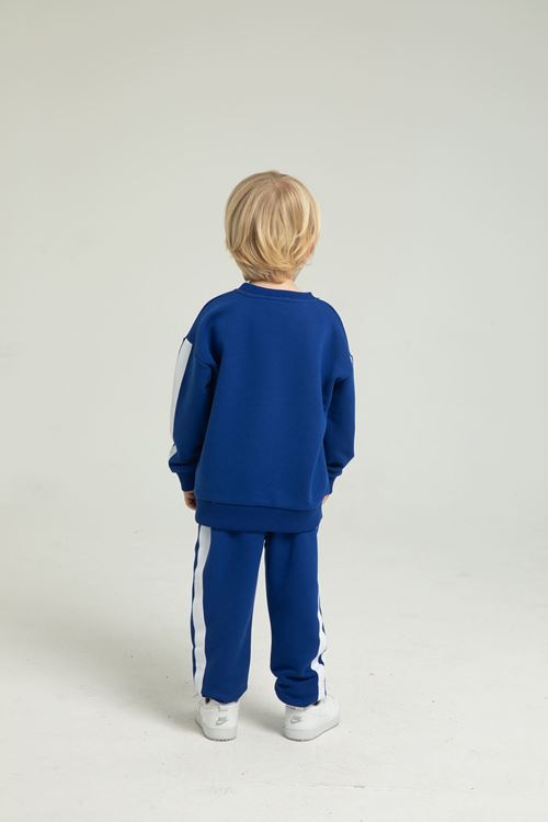 ŞERİT BASKI DETAYLI ERKEK ÇOCUK TAKIM