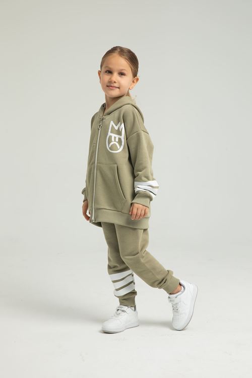 SULLEN FACE FERMUARLI KIZ ÇOCUK TAKIM