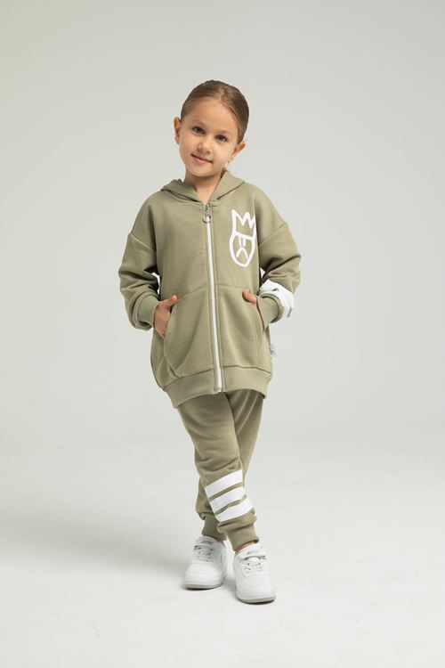 SULLEN FACE FERMUARLI KIZ ÇOCUK TAKIM