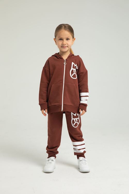 SULLEN FACE FERMUARLI KIZ ÇOCUK TAKIM