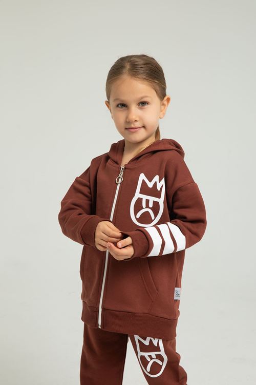 SULLEN FACE FERMUARLI KIZ ÇOCUK TAKIM