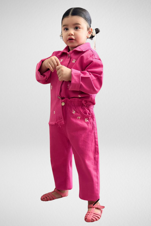 3-10 YAŞ KIZ ÇOCUK  KOT TAKIM