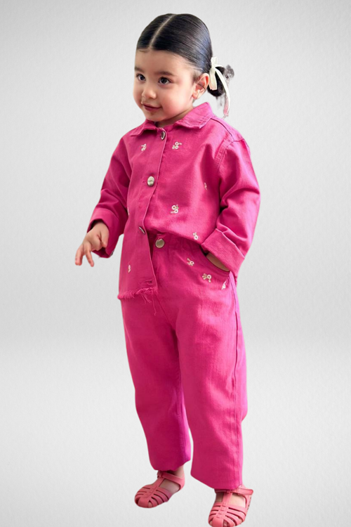 3-10 YAŞ KIZ ÇOCUK  KOT TAKIM