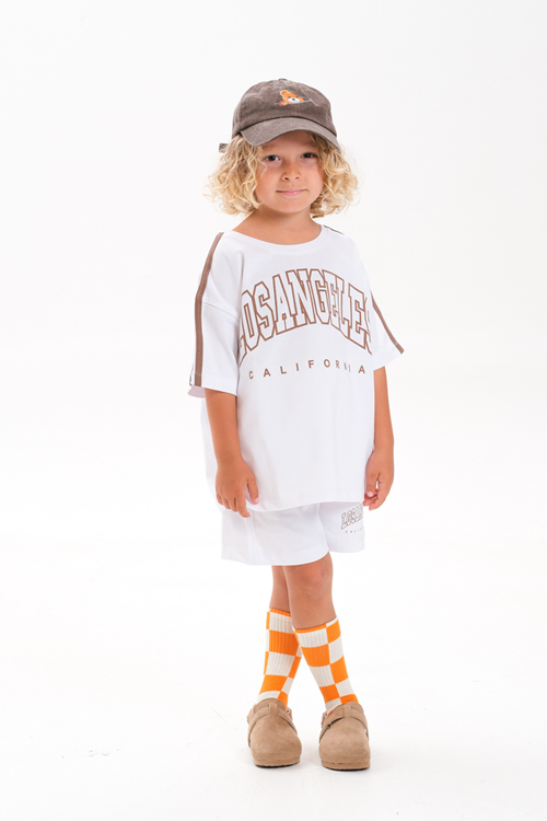 Losangeles Sloganlı Takım 4-10 Yaş 