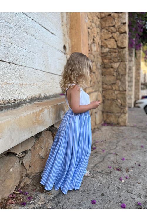 Pamuk Poplin Uçuş Elbise 