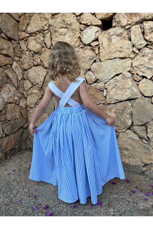 Pamuk Poplin Uçuş Elbise 