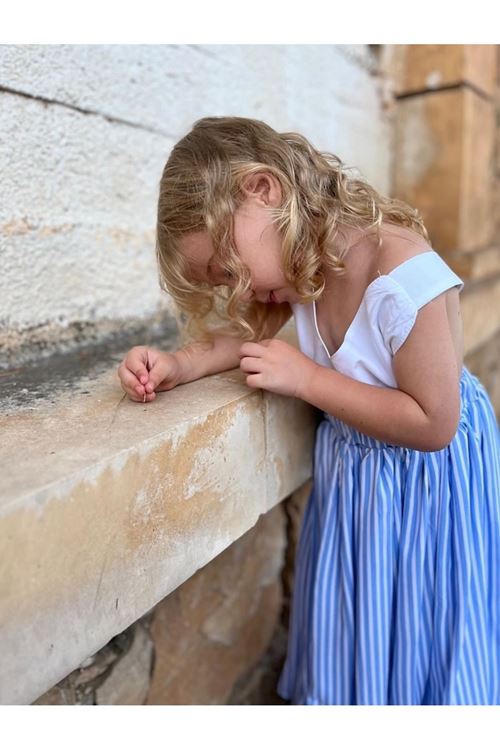 Pamuk Poplin Uçuş Elbise 