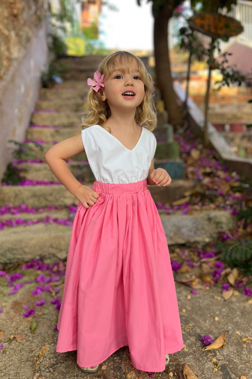 Pamuk Poplin Uçuş Elbise 