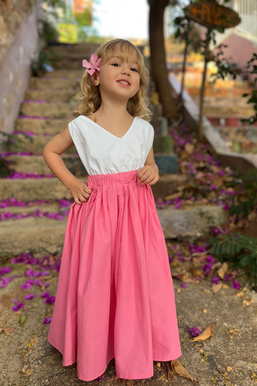 Pamuk Poplin Uçuş Elbise 