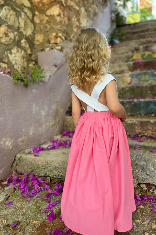 Pamuk Poplin Uçuş Elbise 