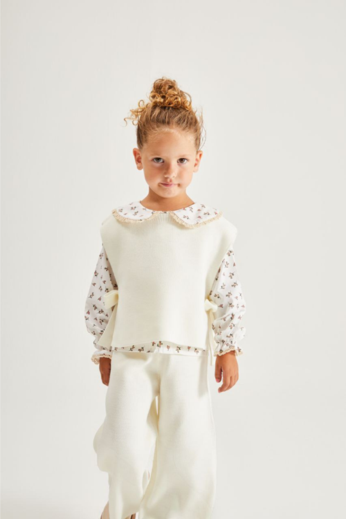 TRİKO SÜVETER PANTOLON GÖMLEK ÜÇLÜ TAKIM