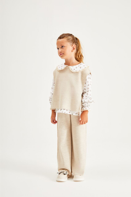 TRİKO SÜVETER PANTOLON GÖMLEK ÜÇLÜ TAKIM