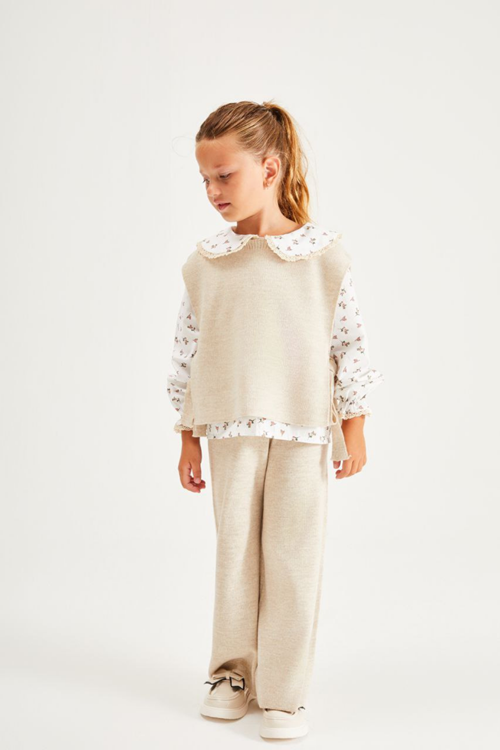 TRİKO SÜVETER PANTOLON GÖMLEK ÜÇLÜ TAKIM