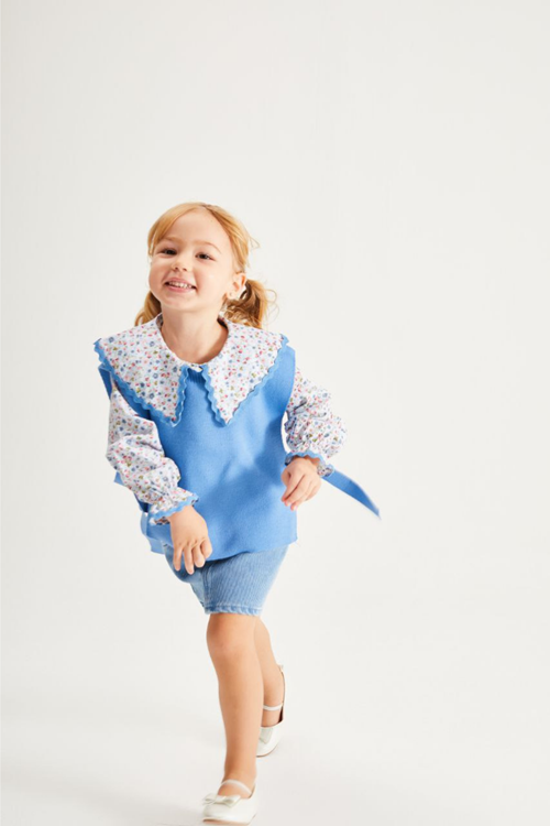 SÜVETER GÖMLEK KOT ETEK ÜÇLÜ TAKIM