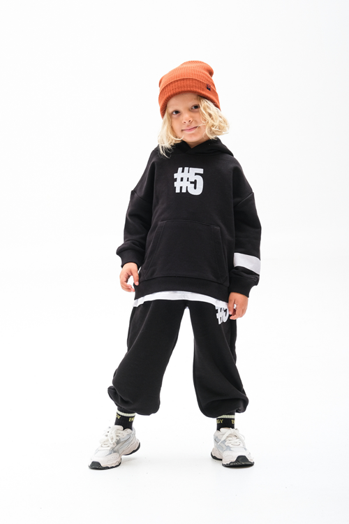 UNİSEX 4-10 YAŞ ETEK PARÇA DETAYLI KABARTMA BASKILI ÇOCUK TAKIM