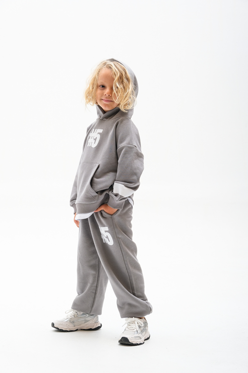 UNİSEX 4-12 YAŞ ETEK PARÇA DETAYLI KABARTMA BASKILI ÇOCUK TAKIM