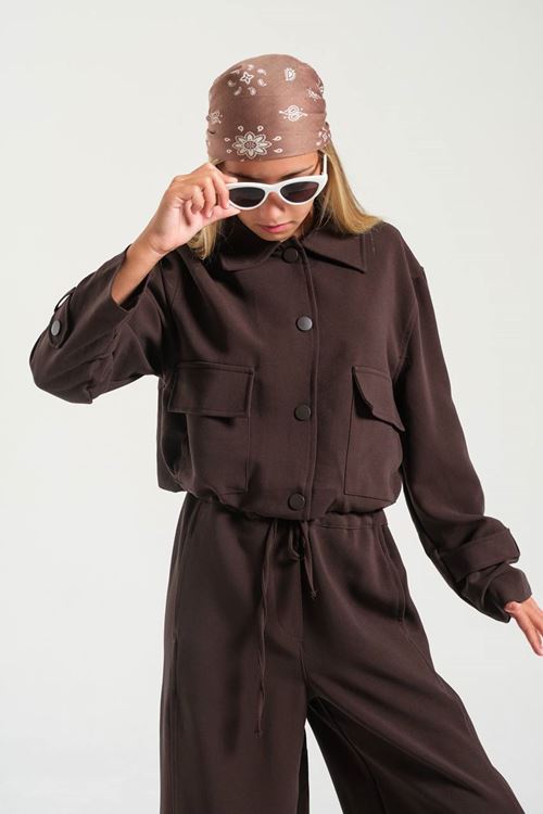 9-15 Yaş Bomber Ceketli Gabardin Takım 