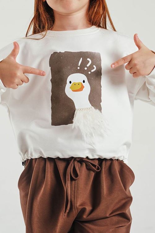 3-8 Yaş Duck Surprise İki İplik Takım 